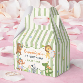 Caja Para Regalos Llamando a Todos los Animales de Fiesta Cumpleaños