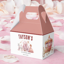 Caja Para Regalos Llamar a todas las princesas castillo mágico 8 cum
