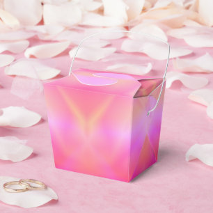 Caja Para Regalos Llamarada rosada
