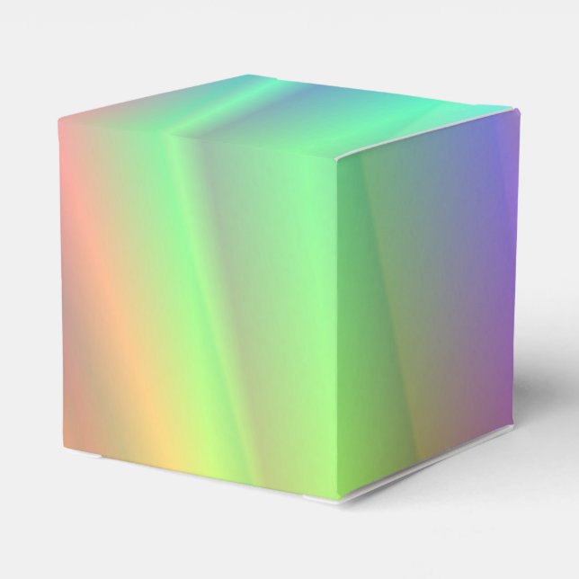 Caja Para Regalos Lluvia arcoiris (Reverso Costado)
