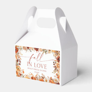 Caja Para Regalos Lluvia De Amor Rústico Burgundy Floral Despedida D