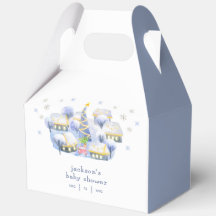 Lluvia De Invierno Azul Baby Shower "Se Necesita U