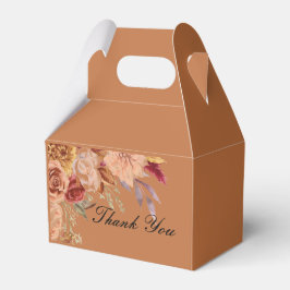 CAJA PARA REGALOS LLUVIA DE REGALOS NUPCIALES DE COLORES OTOÑALES RO