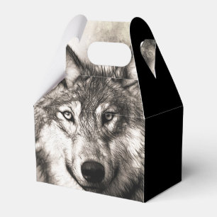 Caja Para Regalos Lobo