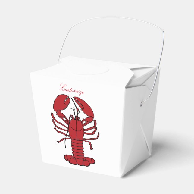 Caja Para Regalos Lobster de Red Maine Thunder_Cove (Front Side)