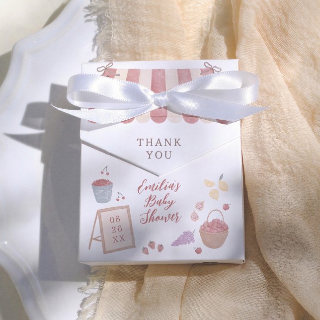 Caja Para Regalos Locally Grown Baby Baby Shower Thank You (Subido por el creador)