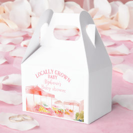 Caja Para Regalos Locally Grown Baby Girl Shower Farmers Market