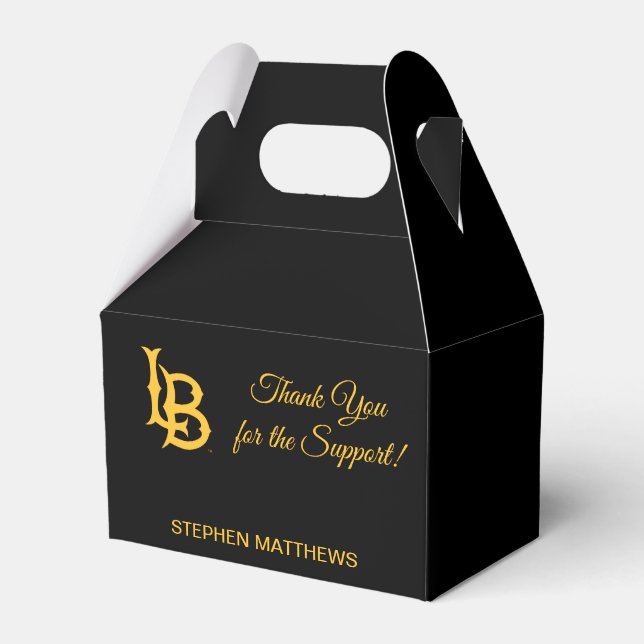 Caja Para Regalos Logo de graduación de Long Beach State (Front Side)