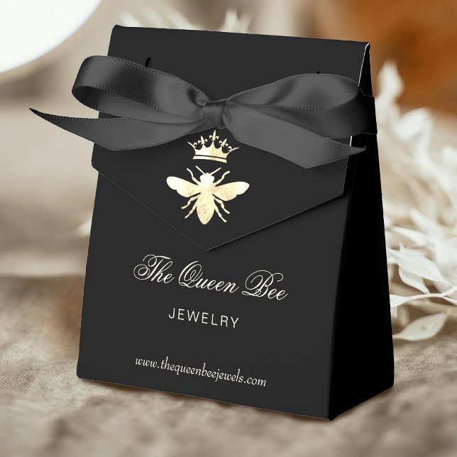 Caja Para Regalos logo de joyería de abejas reina de Relieve metaliz (Subido por el creador)