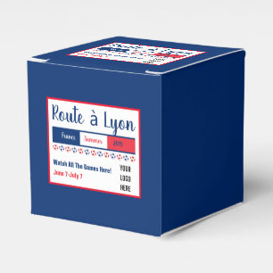 Caja Para Regalos Logo de la Fiesta Mundial de la Copa Mundial Femen