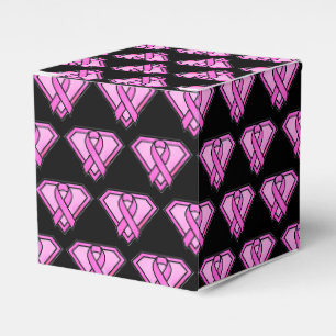 Caja Para Regalos Logotipo de diamante de concienciación sobre el cá