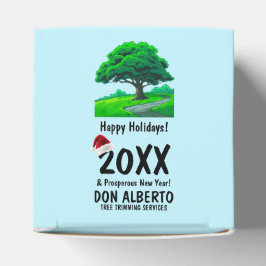 Caja Para Regalos Logotipo de roble | Fiesta de recorte de árboles G