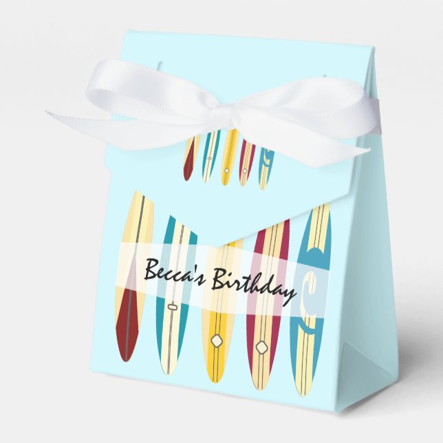 Caja Para Regalos Longboard de vintage (Front Side)