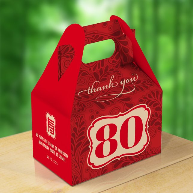 Caja Para Regalos "Longevidad" china Cualquier Favor de Cumpleaños p (Subido por el creador)