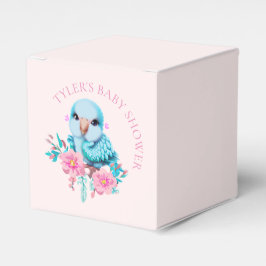 Caja Para Regalos Loro de bebé azul dulce y adorable