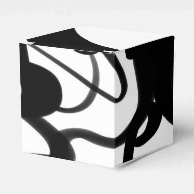 Caja Para Regalos Los buzos: Resumen en blanco y negro (Costado Anverso)