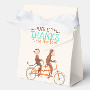 Caja Para Regalos Los gemelos Baby Shower cute el doble problema de