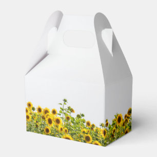 Caja Para Regalos Los girasoles en un campo