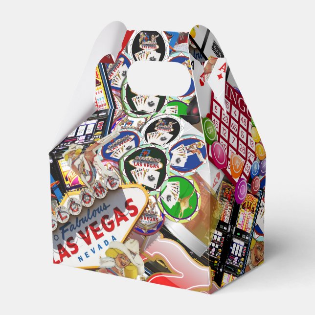 Caja Para Regalos Los jugadores disfrutan - fondo de iconos de Las V (Front Side)