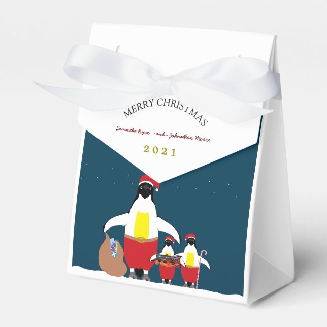 Caja Para Regalos Los pequeños ayudantes de Santa favorecen a la caj (Front Side)