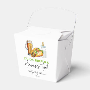 Caja Para Regalos ¡Los tacos se producen y los pañales también! Baby