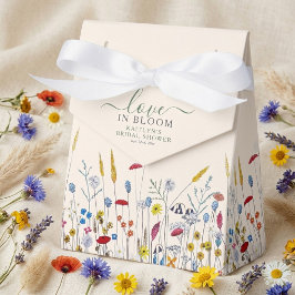 Caja Para Regalos Love in Bloom Wildflower Meadow Bridal Shower