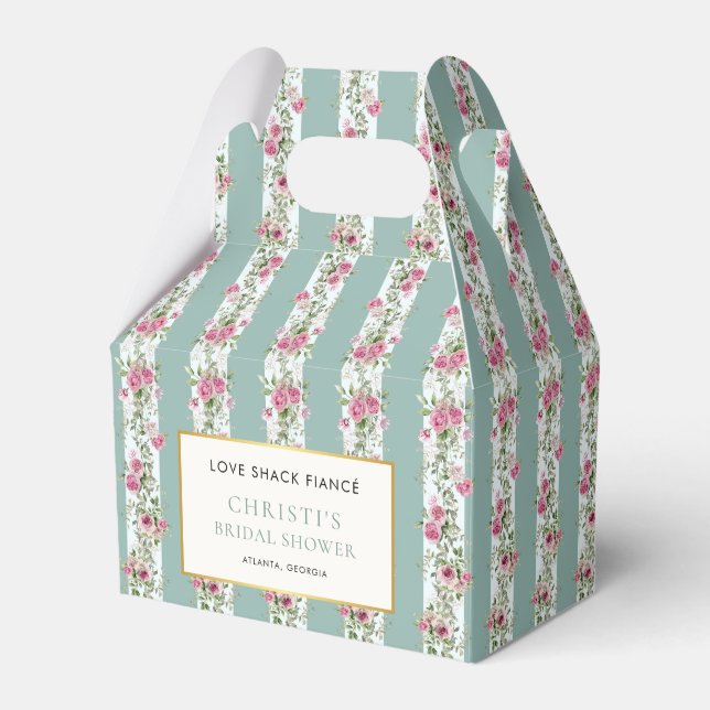 Caja Para Regalos Love Shack Fiance Floral Garden Bridal Shower (Front Side)