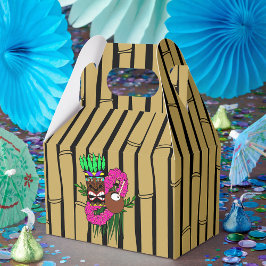 Caja Para Regalos Luau Fiesta