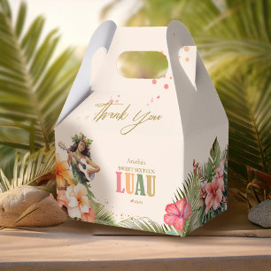 Caja Para Regalos Luau Sweet de Hawái 16 Gracias ID1092