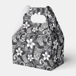 CAJA PARA REGALOS LUAU TIKI PATTERN (CHARCOAL)