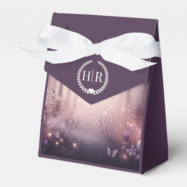 Caja Para Regalos Luces de hadas en el Boda de huecos de madera (Front Side)