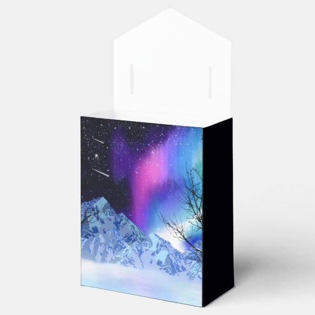Caja Para Regalos Luces de invierno (Abierto)