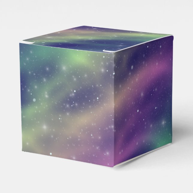 Caja Para Regalos luces del norte del arco iris : (Costado Anverso)