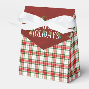 Caja Para Regalos Luces y platillos para navidades