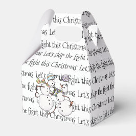 Caja Para Regalos Lucha de Snowman