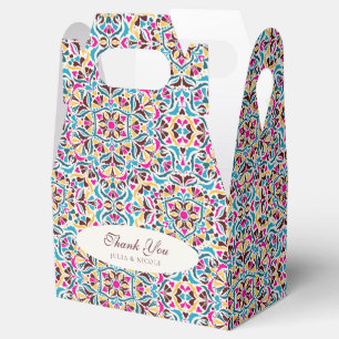 Caja Para Regalos Lujo Caprichoso Estilo Floral Marfil Frontera Boda