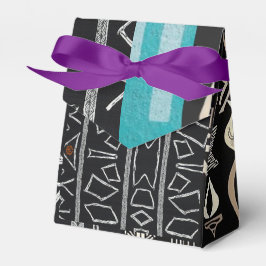 Caja Para Regalos Lujosa tela de barro africana caribeña sofisticada