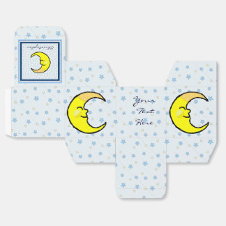 Caja Para Regalos Luna y estrellas