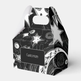 Caja Para Regalos Luna Y Estrellas Resumen Personalizadas