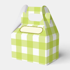 Caja Para Regalos Lunch Box Vichy Gris clair