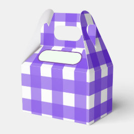 Caja Para Regalos Lunch Box Vichy Lavande