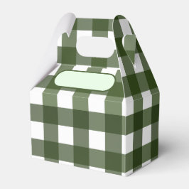 Caja Para Regalos Lunch Box Vichy vert d'Alsace