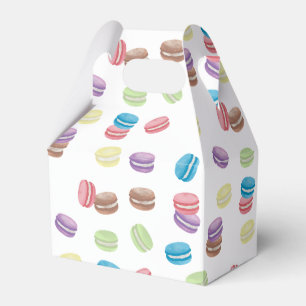 Caja Para Regalos Macarones franceses de color pastel