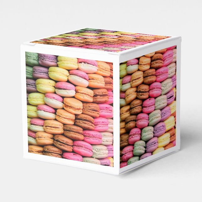 Caja Para Regalos Macarons (Costado Anverso)