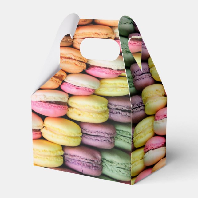 Caja Para Regalos Macarons coloridos (Front Side)