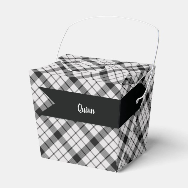 Caja Para Regalos MacFarlane Scottish Tartan Plaid Pattern (Front Side)