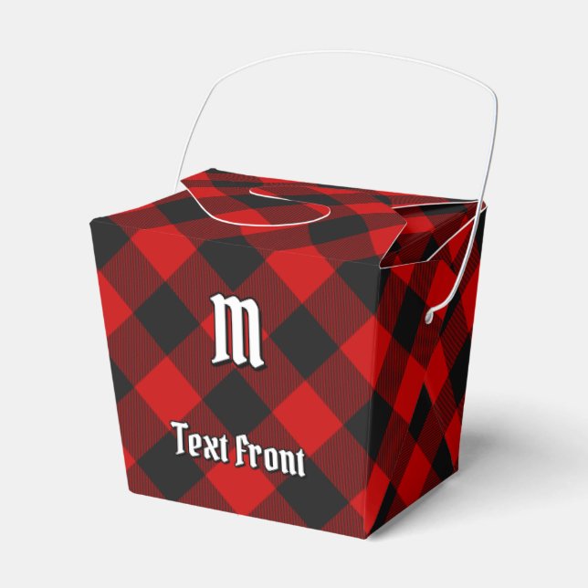 Caja Para Regalos MacGregor Rob Roy Tartan Favor Box (Front Side)