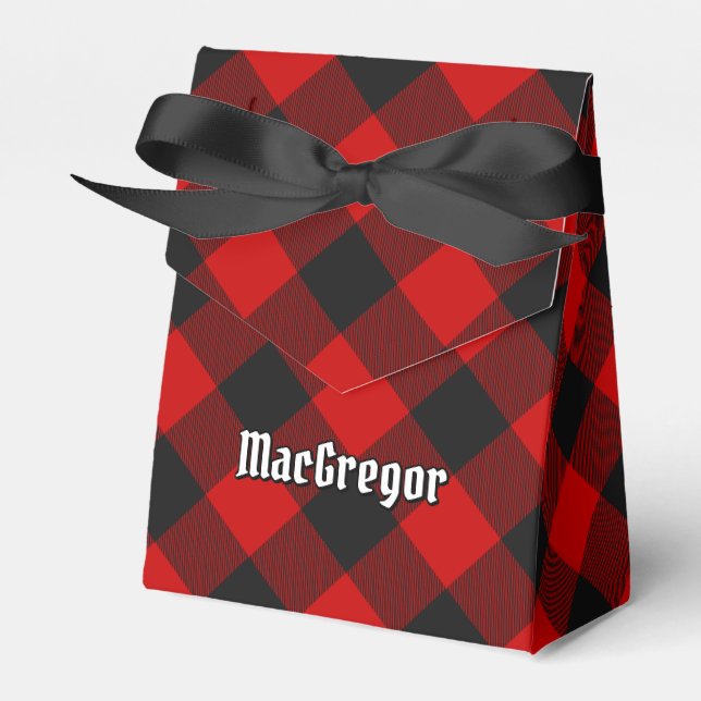 Caja Para Regalos MacGregor Rob Roy Tartan Favor Box (Front Side)