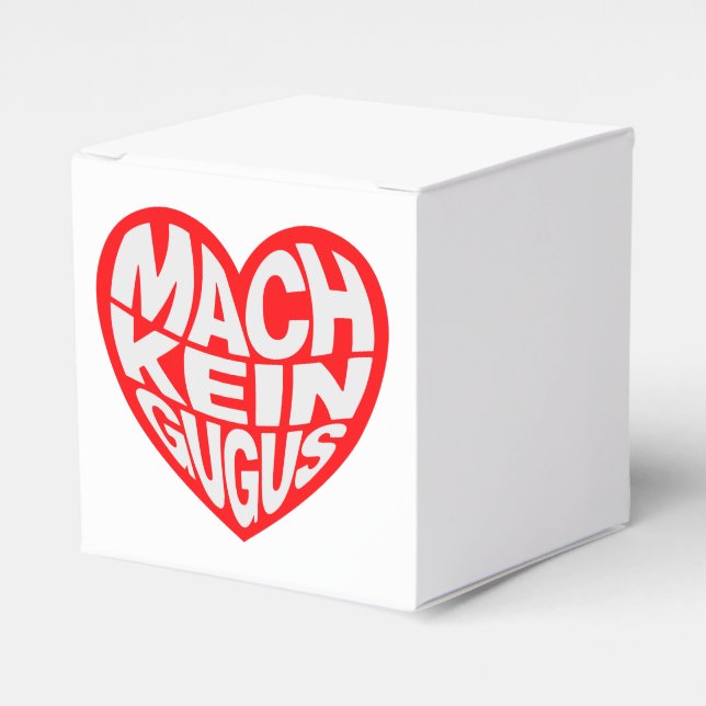 Caja Para Regalos Mach kein gugus (Costado Anverso)