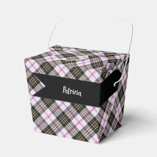 Caja Para Regalos MacPherson Scottish Tartan Plaid Pattern (Front Side)